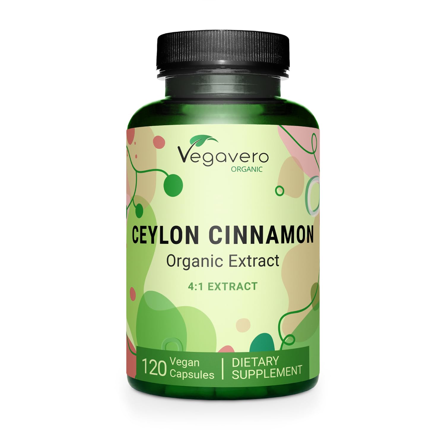 Organic Ceylon Cinnamon | 2000mg | USDA Certified | NO Artificial Additives | 4 Month Supply | Lab-Tested, Non-GMO | 120 Capsules | Vegan