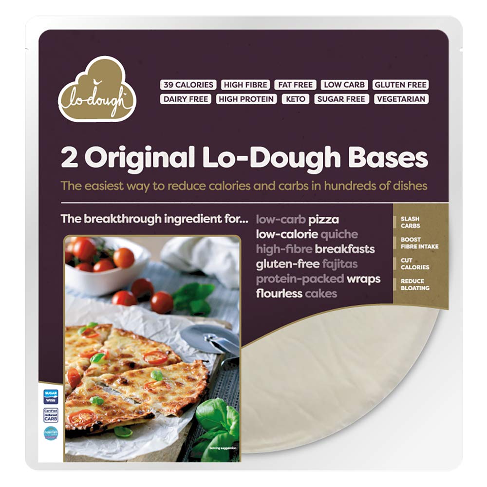 Buy 8 Original LoDough Bases. The Incredibly Low Calorie Bread