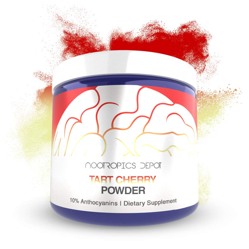 Nootropics Depot Tart Cherry Extract Powder | 60 Grams | 10% Anthocyanins | Supports Balanced Oxidation & Inflammation Levels | Promotes Physical Strength & Energy