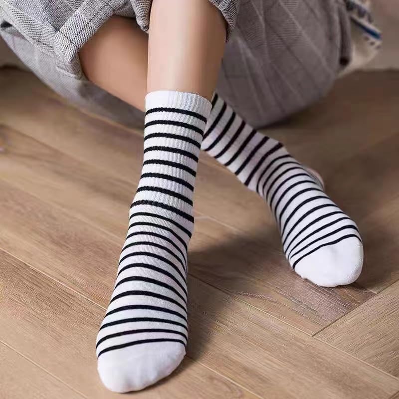 Image of YYaaloa Women Above Ankle Crew Socks Soft Cotton Casual Calf Workout Socks