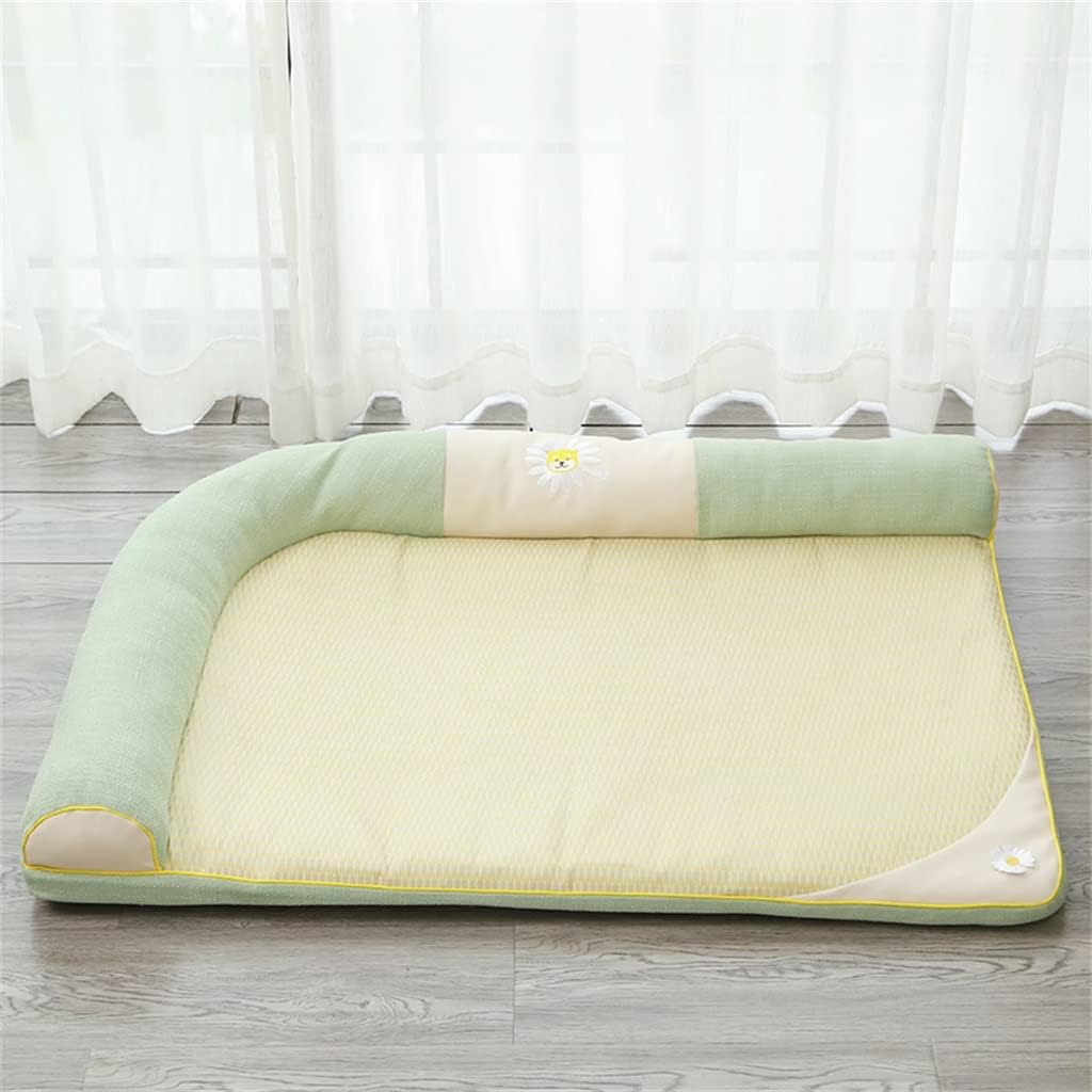 MJWDP Summer Dog Cooling Bed Removable Washable Pad Dog