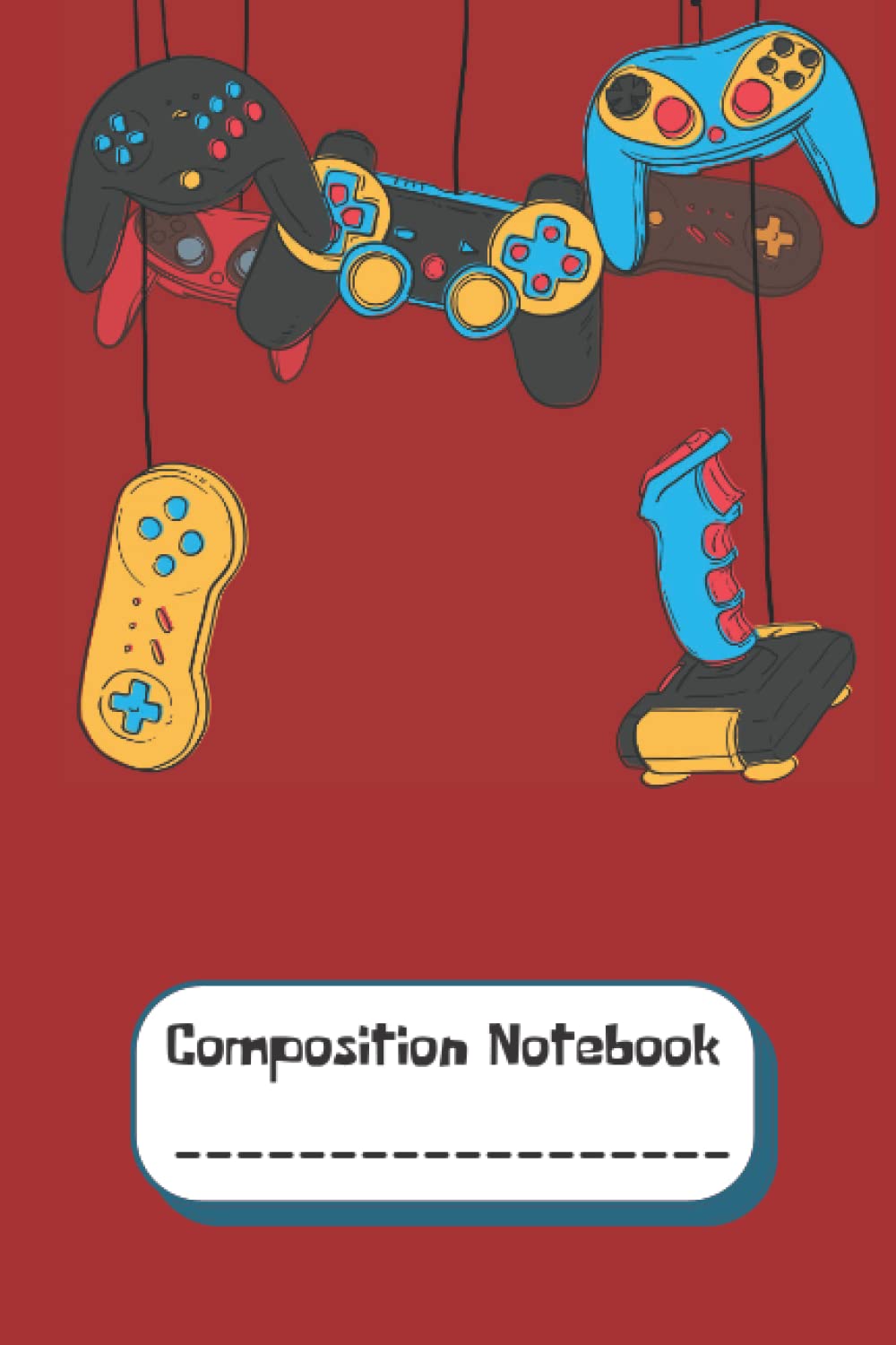 Video Game Composition Notebook: perfect composition notebook/ journal for kids, teens and adults who are fans of video games/ Large size 6*9