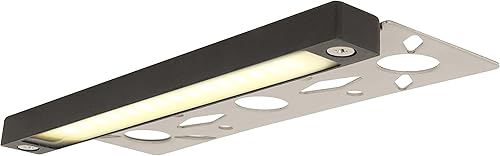 Miniatura 1 de LUMENGY Luz LED súper delgada de 7 pulgadas, 3 W, 3 placas de montaje para escalones de pavimentación, paredes, cubiertas y techo, sin tornillos
