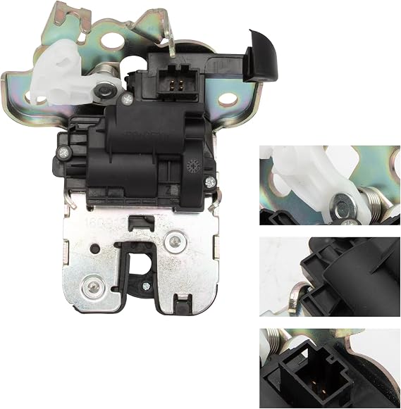 Tailgate Lock Rear Compatible with A1 A3 A4 A5 Sportback A6 Allroad Lock Boot Lock Cerradura Portón Trasero A7 Sportback with Q3 Q5 Q7 8K9827505A 4H0827505 8R0827505A