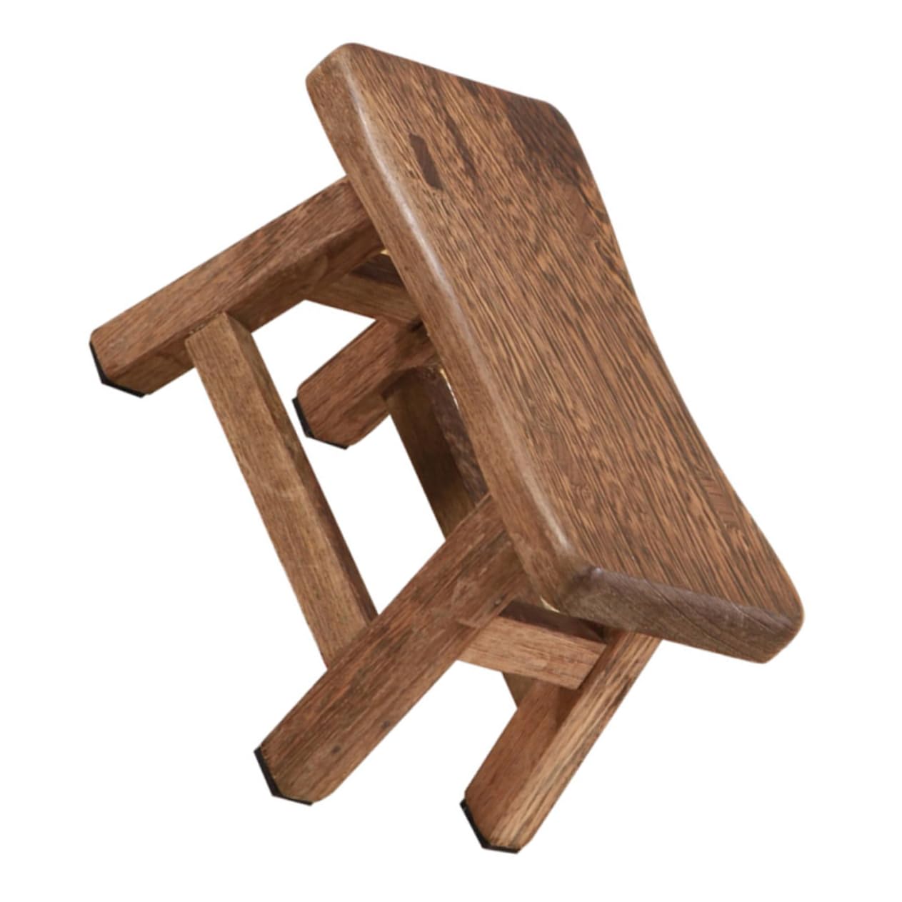 Banc pratique pour salle de bain : le tabouret massif anti-chute en bois