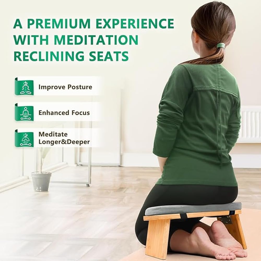 Robuste Yoga Bank, Meditationsbank, faltbar, bequem, für