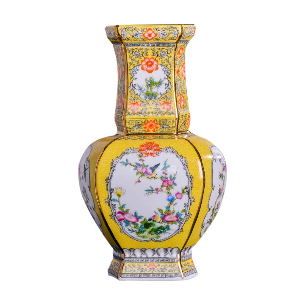 Vase en céramique classique pour fleurs séchées : décorez votre salon, chambre ou bureau