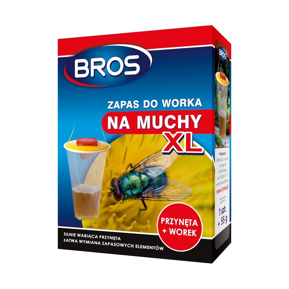 BROS-worek na muchy XL zapas 1 sztuka