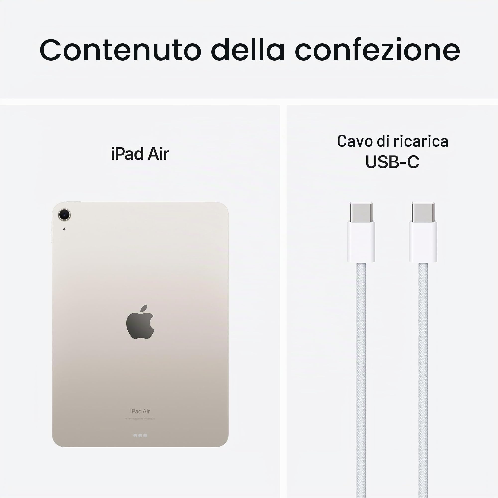 Apple iPad Air 11 Wi-Fi 128GB (polarstern) 6.Gen