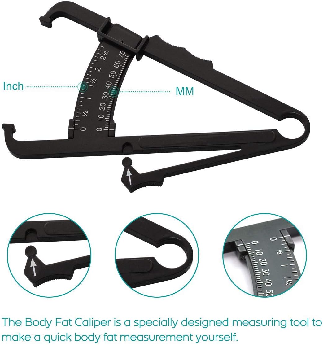 Buy Body Fat Calipers, Fat Measure Caliper for Accurately Measuring Caliper Measurement Tool for