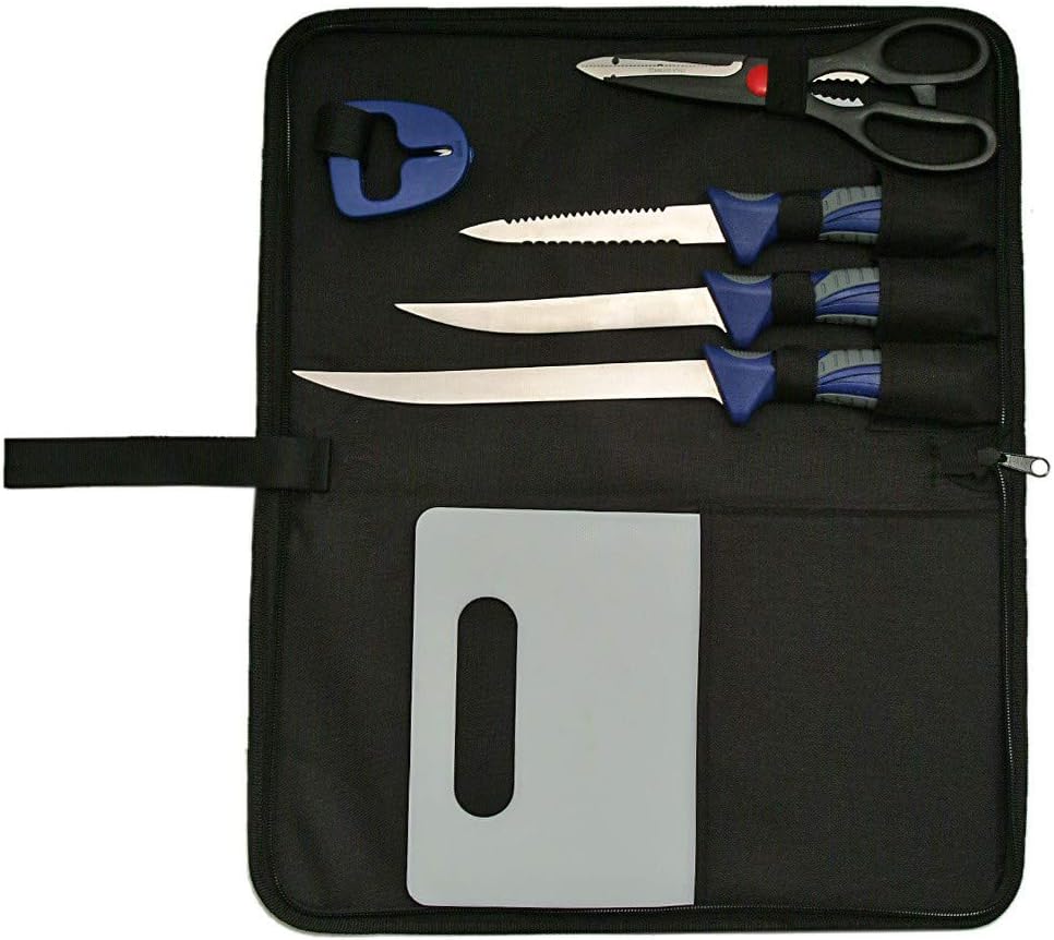 SZCO Supplies Rite Edge 6 Piece Fillet Knife Set with Case (211213-6)