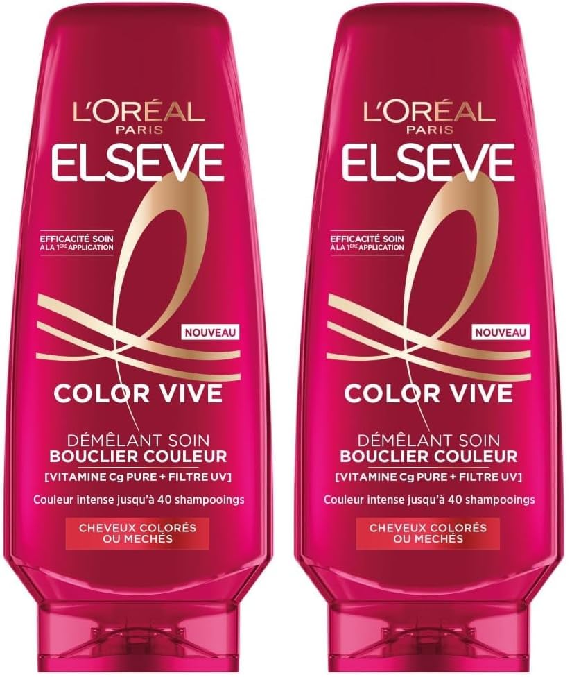L'Oréal Paris - Après-Shampooing Soin Couleur - Protection Couleur Jusqu'à 10 Semaines - Pour Tous Types de Cheveux Colorés ou Méchés - Enrichi en...