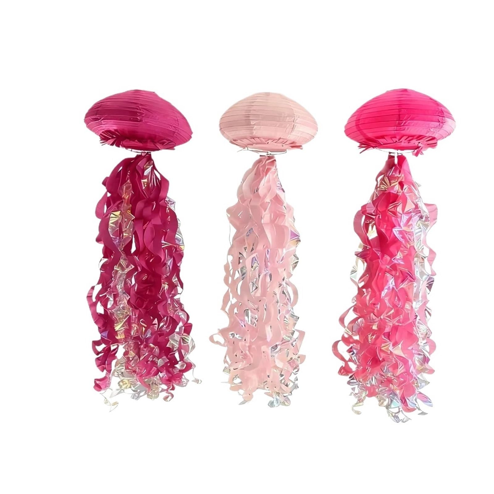 12Pcs Jellyfish Paper Lanterns for Lighting