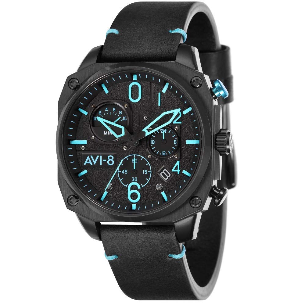 AVI-8Mens Hawker Hunter Watch - Black/Blue