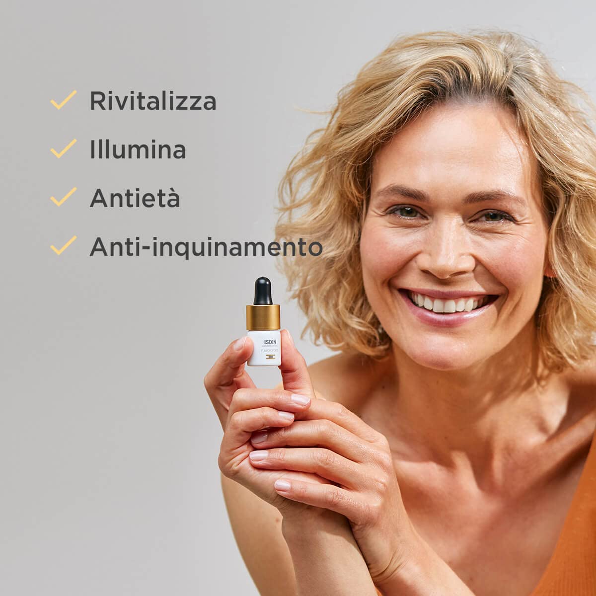 ISDIN Isdinceutics Flavo-C Forte (3 unità) | Siero Viso Antiossidante | 15% Vitamina C in Polvere Pura e Fresca