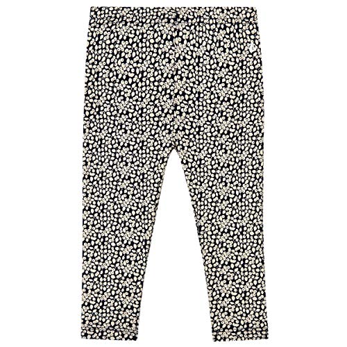 Petit Bateau - Leggings Stampati, da Bambina, con Stampa Smoking/Marshmallow 24 Mesi