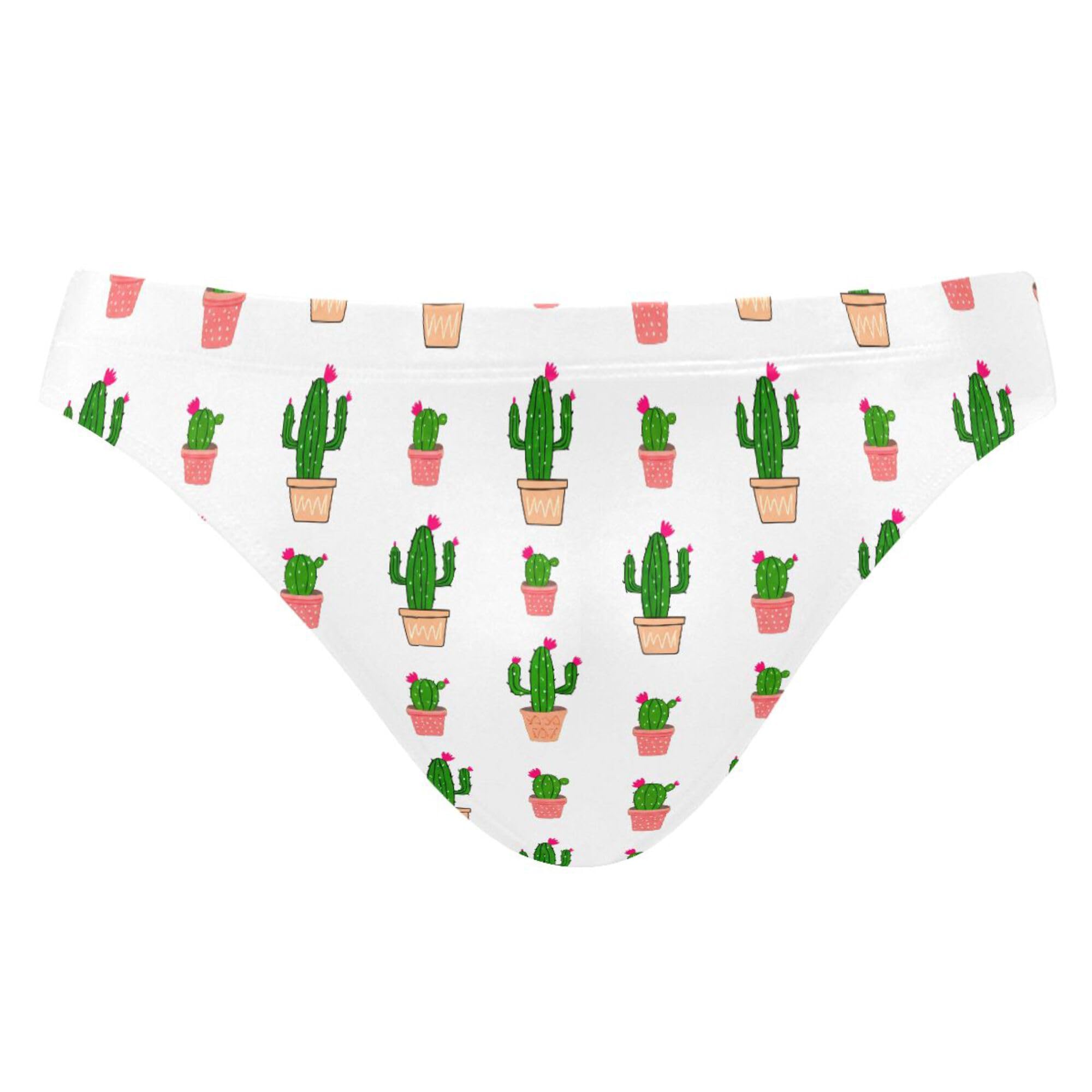 Men's Swim Briefs Cactus Swimsuit Beach Swimwear Bikini M B0404881