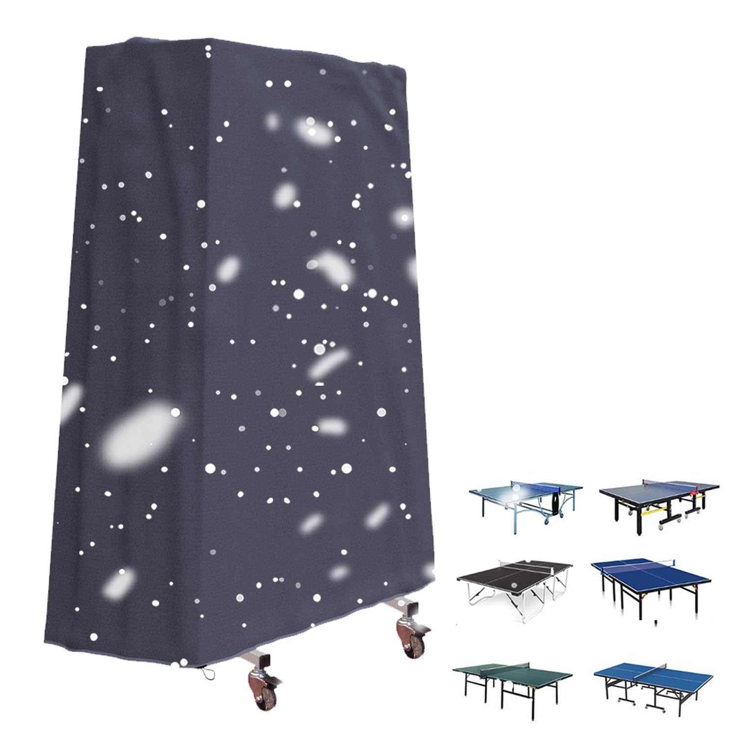 Tessuto Oxford Impermeabile Copertura per Tavolo da Ping-Pong Copertura per Tavolo da Ping-Pong Impermeabile Tavolo Ping-Pong Copertura,Copertura Antipolvere per Tavolo da Ping-Pong(Size:160x71x170cm,