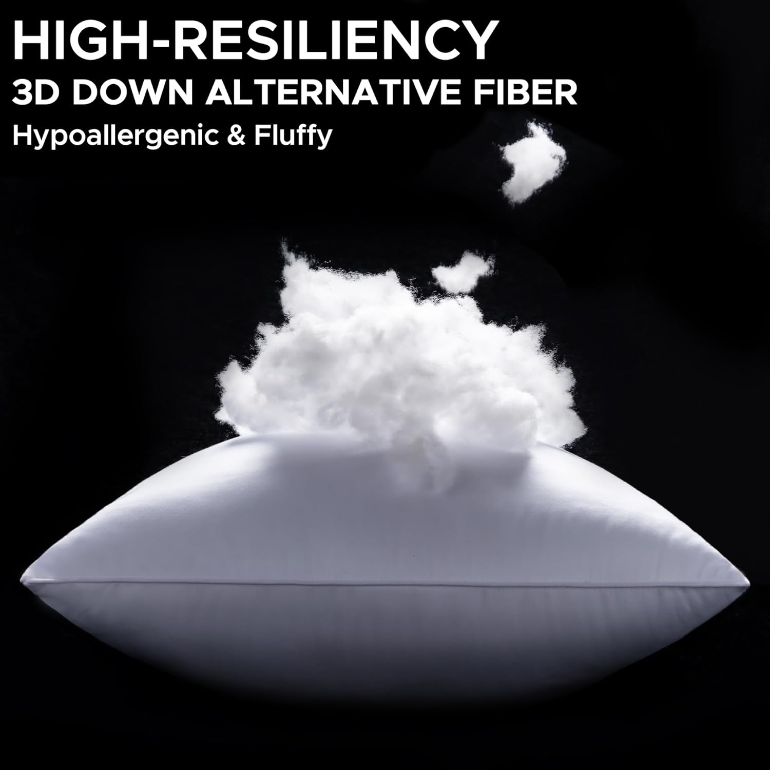 18 x 18 Pillow Inserts Set of 4 Down Alternative Throw Pillow Inserts Medium Fluffy Decorative Pillow White Square Pillows Stuffing for Living Room Couch Bed Sofa Interior Cushions