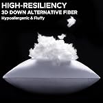 12 x 20 Pillow Insert Set of 2 Down Alternative Throw Pillow Inserts Small Lumbar Decorative Pillow White Rectangle Pillows Stuffing for Living Room Couch Bed Sofa Interior Cushions