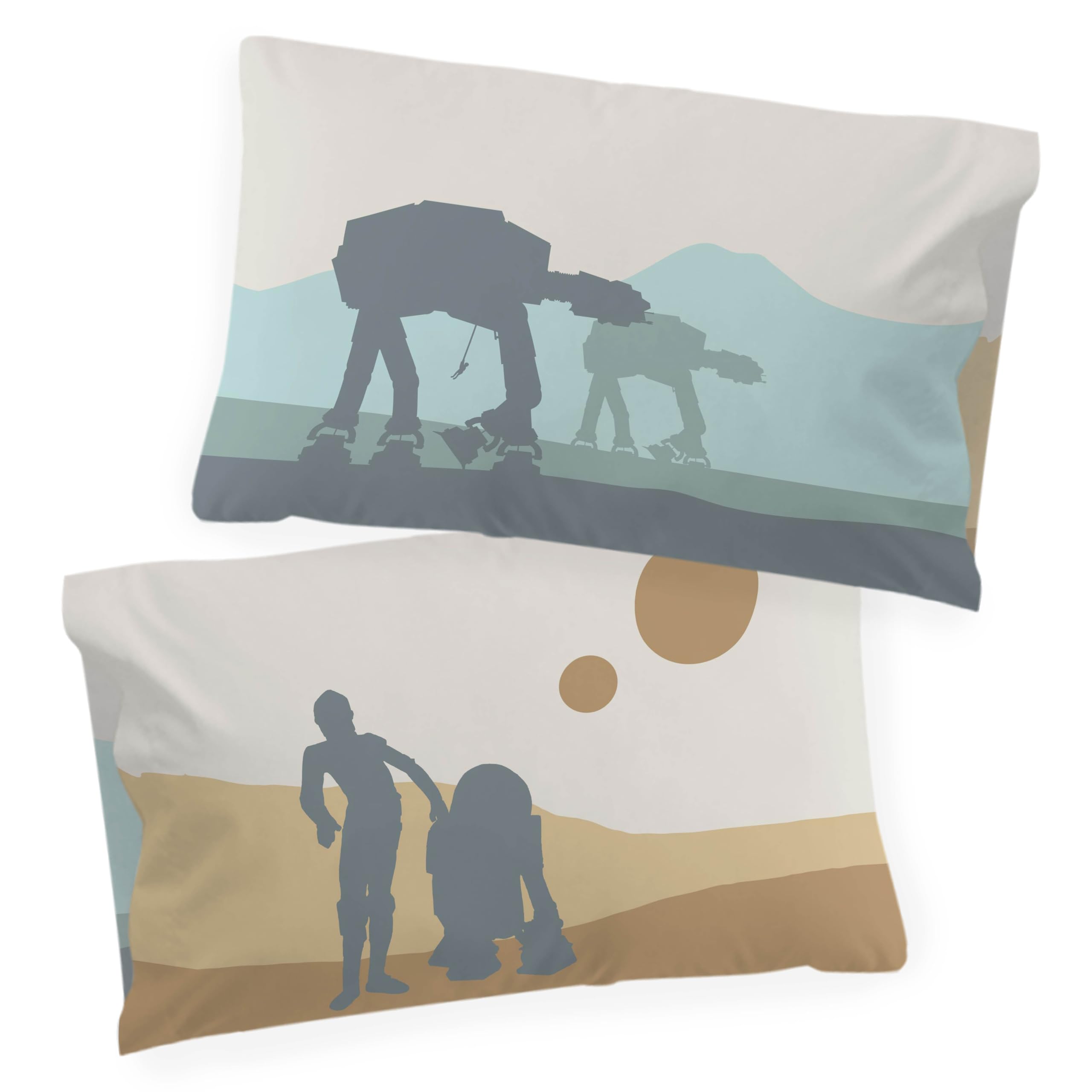Jay Franco Star Wars Millennium Falcon Death Star 100% Cotton Single Duvet Cover Set - Includes 50 x 70 cm Pillowcase - Image 4