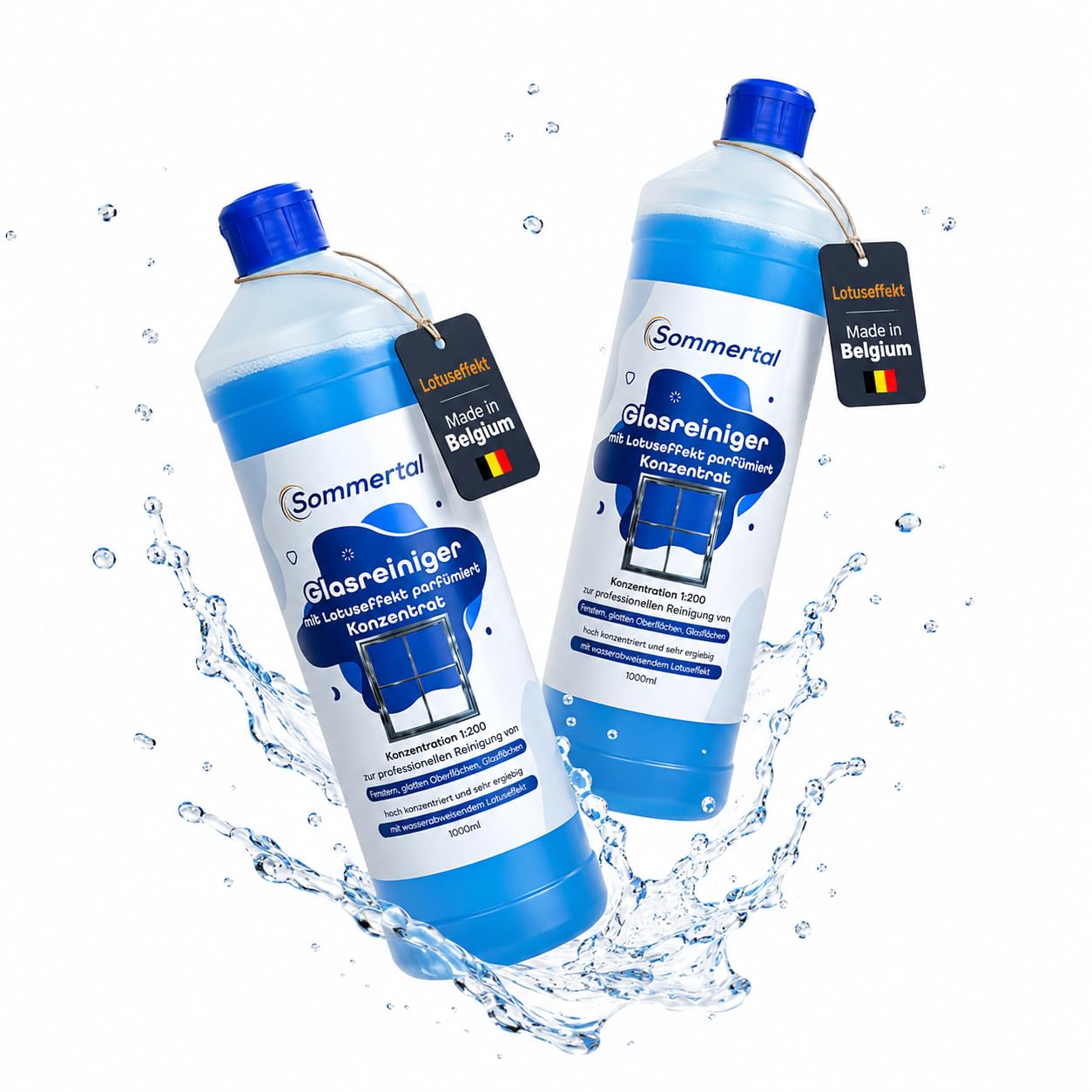 Sommertal Glasreiniger Konzentrat mit Lotuseffekt, 4L