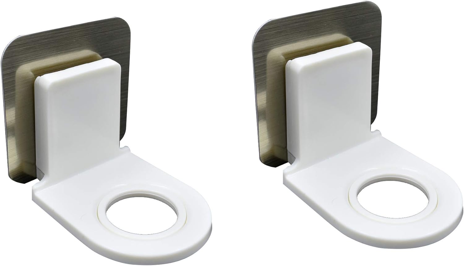 LiXiongBao 2 Pack Shampoo Holder Hook,Home Plastic Self