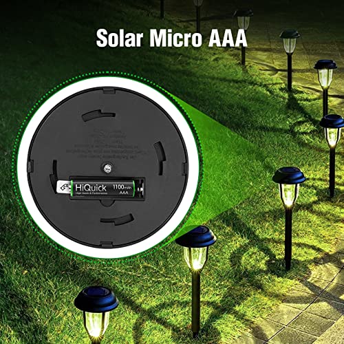 HiQuick Micro AAA Akku, NI-MH 1100mAh wiederaufladbar Batterien, geringe Selbstentladung 1.2V Akku, 8 x Micro AAA 6