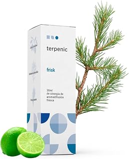 TERPENIC – Sinergia Aire Limpio Frisk – Sinergia de Aromadifusión – 30 ml – Purificación ambiental y sensación de aire limpio