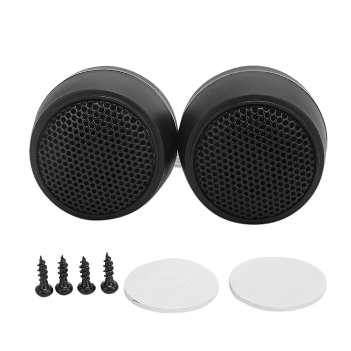 Buy Car Tweeters, 1 Pair 10W Universal Small Size Dome Tweeters Car