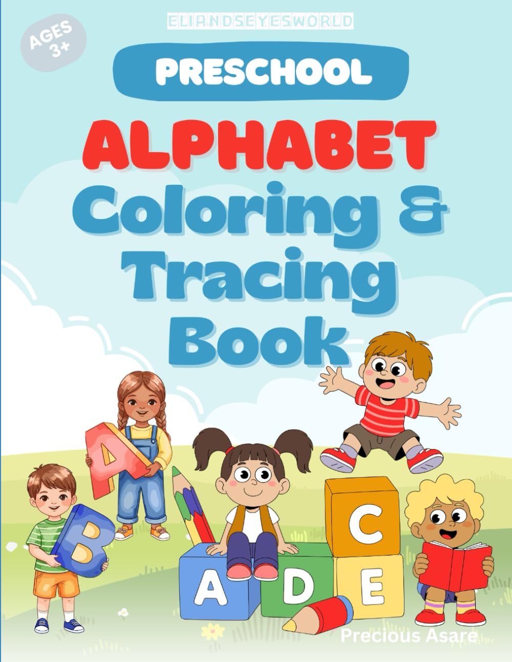 Preschool Alphabet Coloring & Tracing Book
