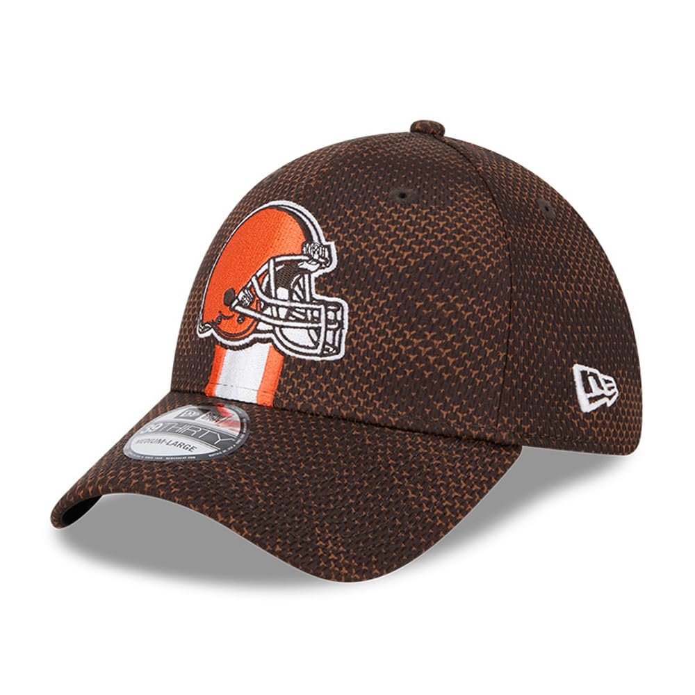 New Era Men's Brown Cleveland Browns 2024 Sideline 39THIRTY Flex Hat
