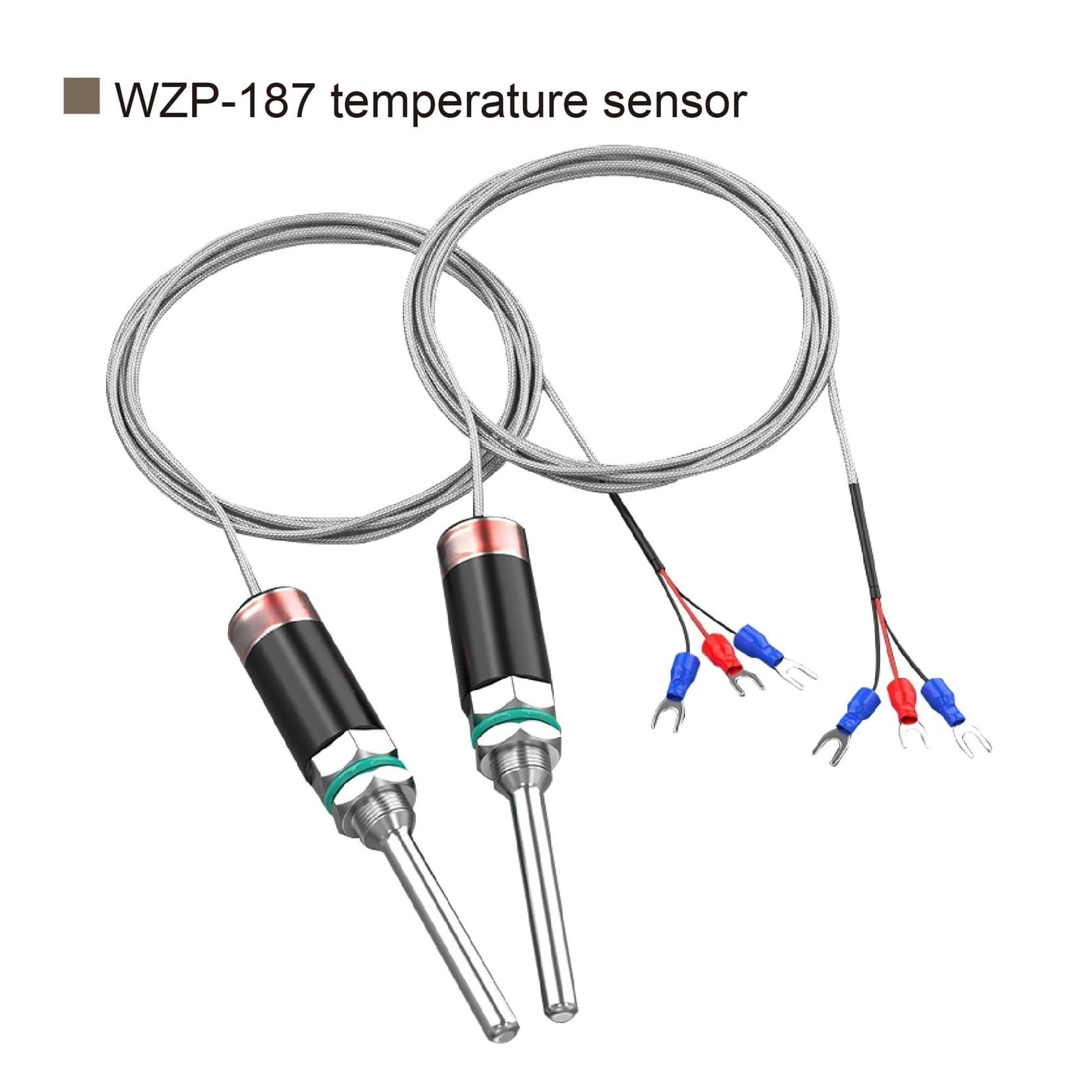 Sensor de temperatura impermeable de acero inoxidable Sensor de temperatura de superficie de termopar(PT100 500MM)