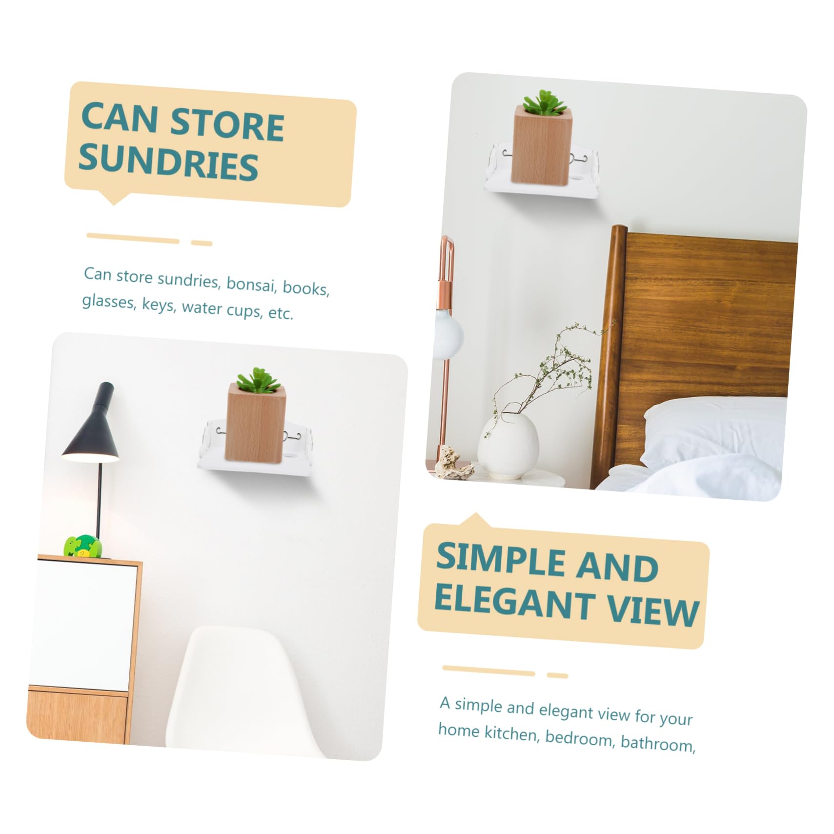 RORPOIR 1Pc European Style Wall Hanging Storage Rack Simple Organizer for Home for Living Room and Bedroom Easy Installation Random Design Household Storage