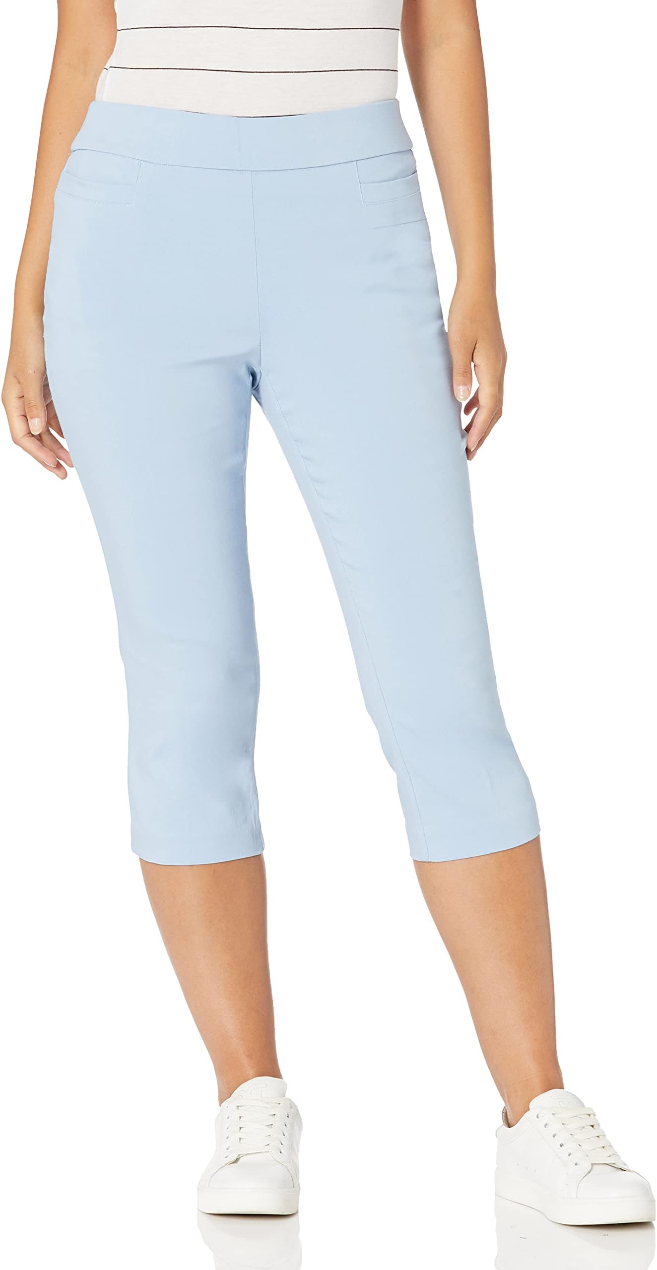 Briggs New YorkWomens Pull On Capri L Pocket