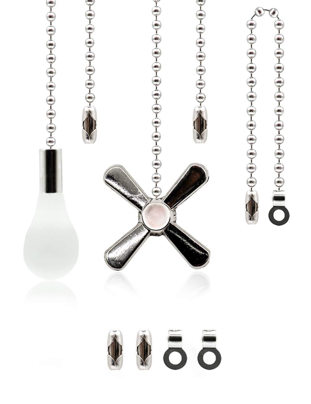 Buy Ceiling Fan Chain Pulls GKONGU 2 PCS Pendant Pull Chain 13.5"/13.7