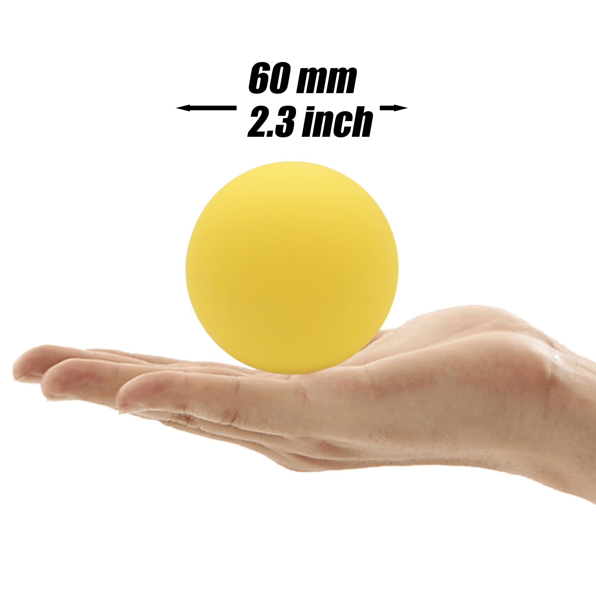 Viminston Bucket Toss Replacement Balls 3 Pack for Outdoor Yard Game (Racquetball)