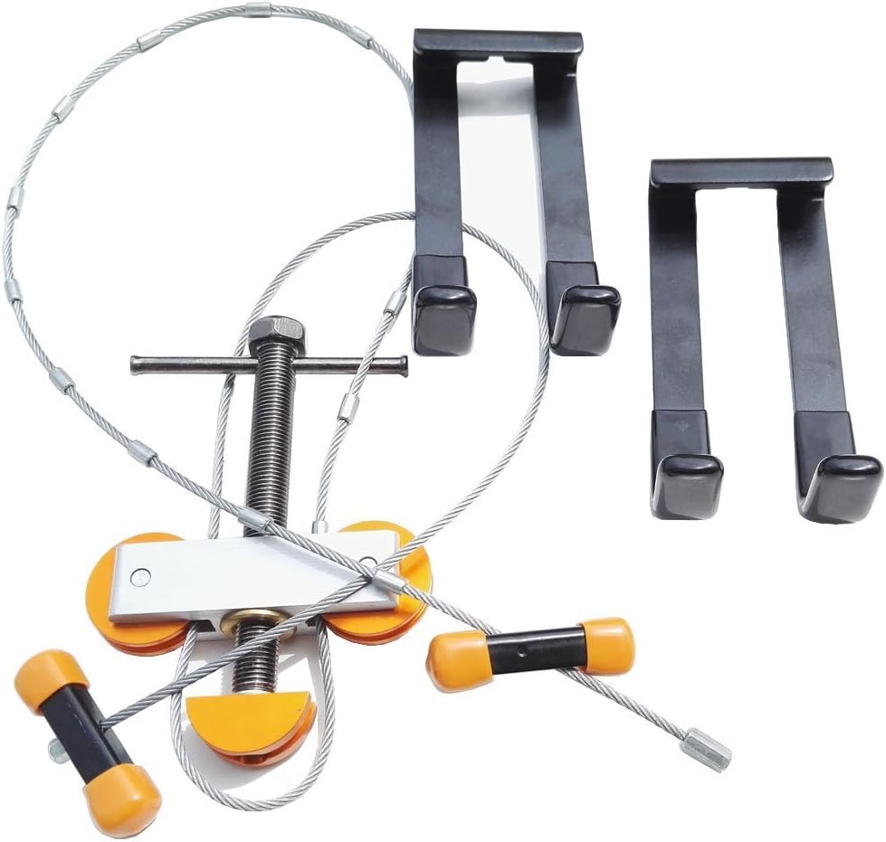 MEJOSER Portable Compound Arrow Bow Press and Quad Limb Brackets Package Bundle