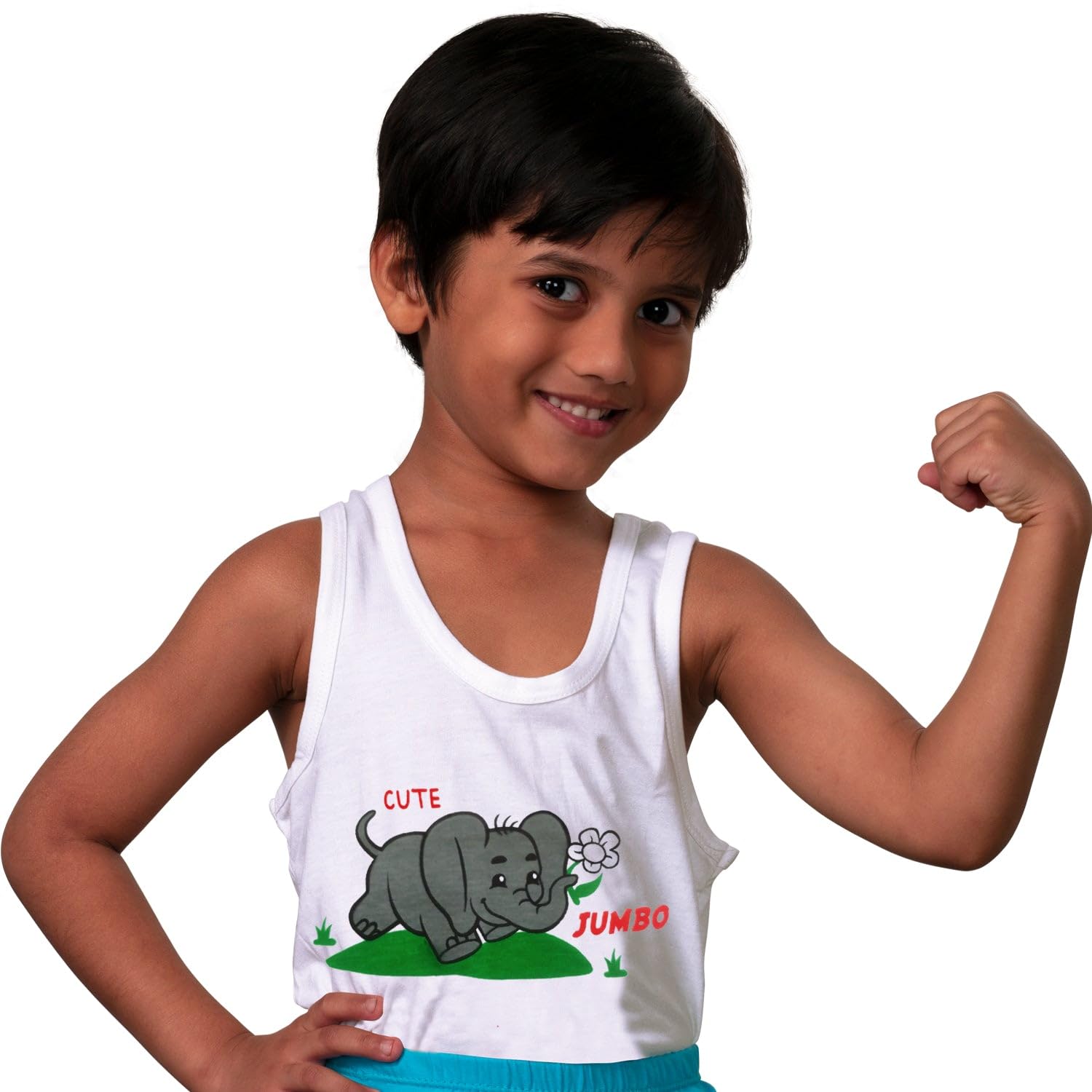 FunKool Cool Kids Pack of 5 Printed Pure Cotton Innerwear Vest Print 3 4