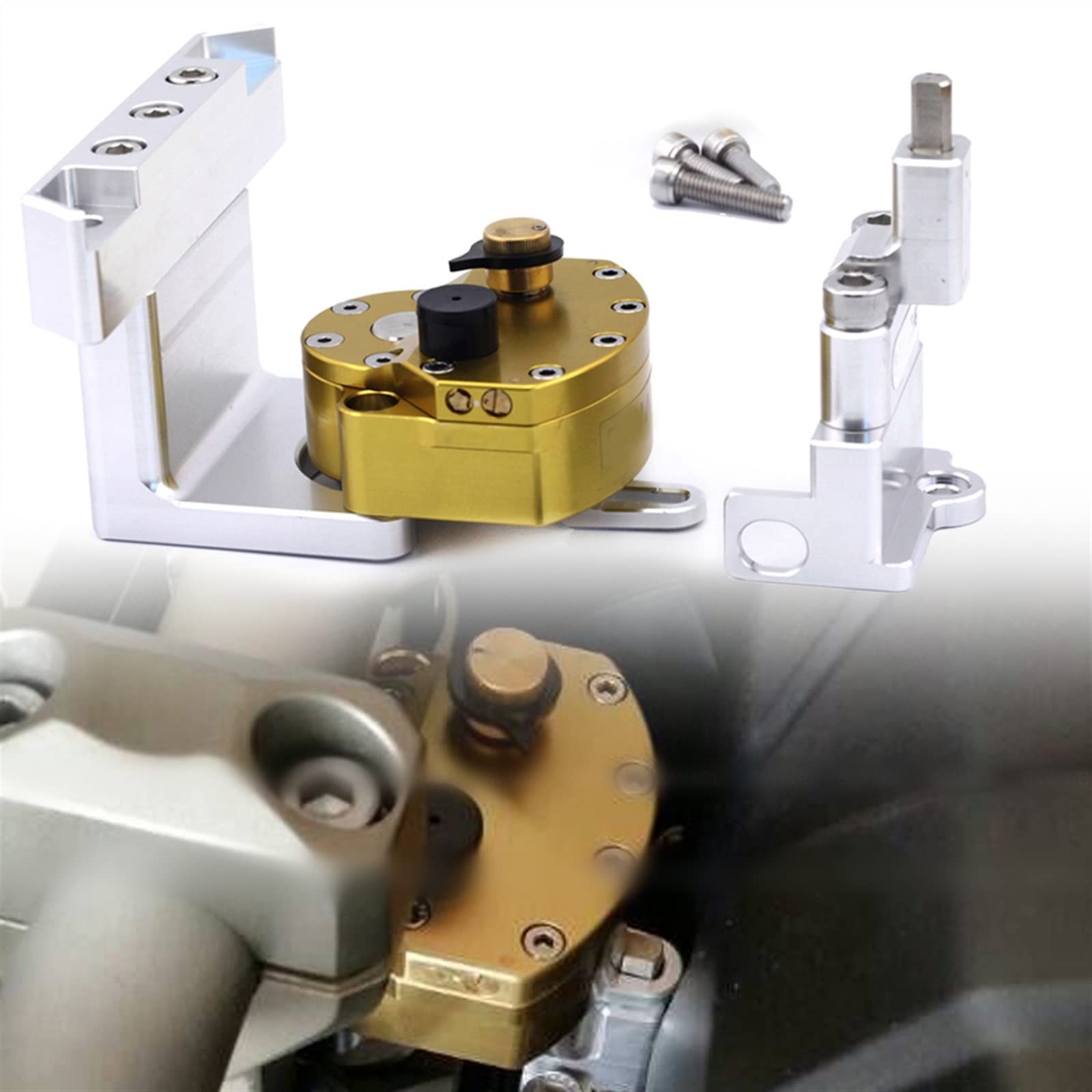 Estabilizador de dirección para Yamaha MT-09 Tracer con aluminio de alta resistencia mecanizado