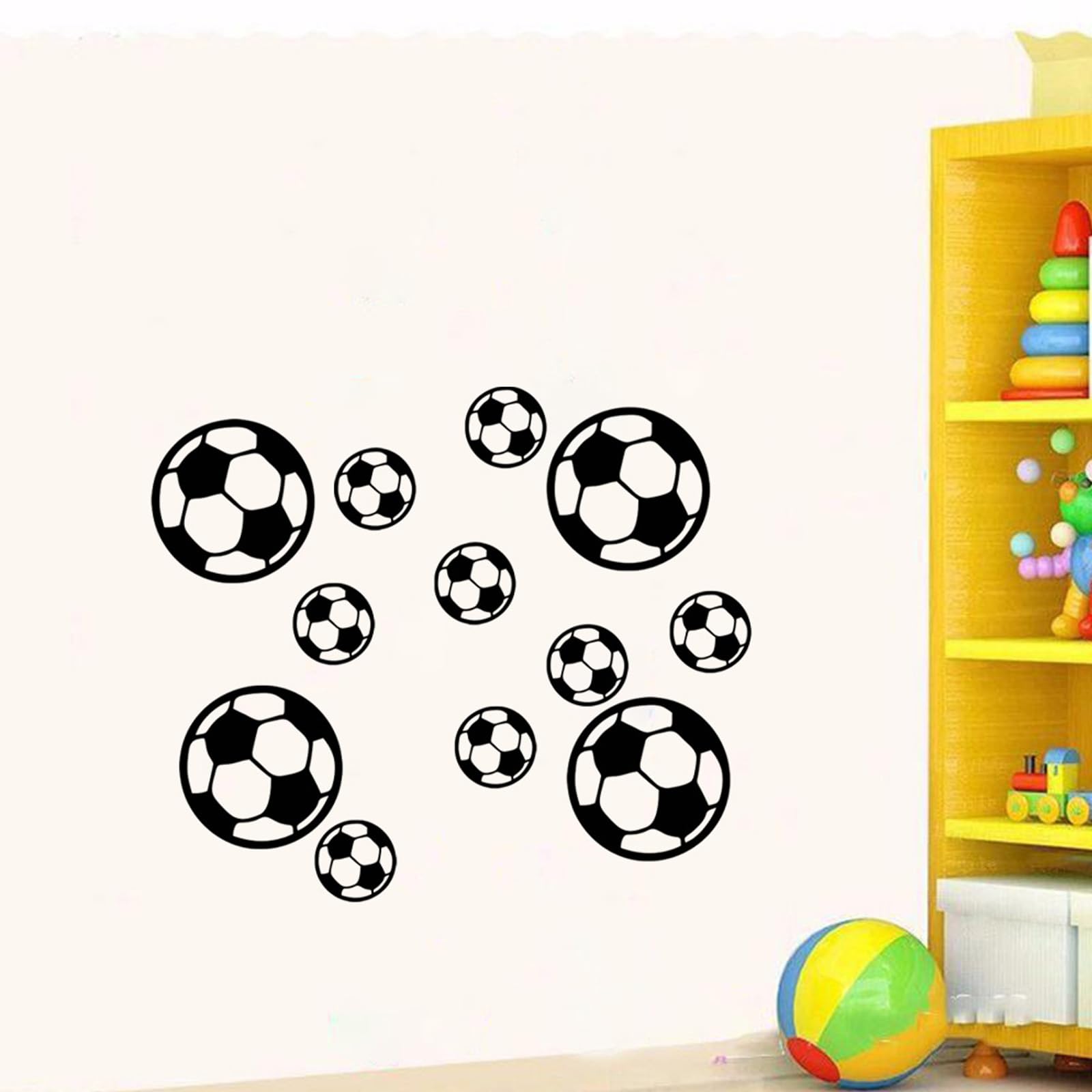 12 Pieces Footballs Wall Decals - Image 4