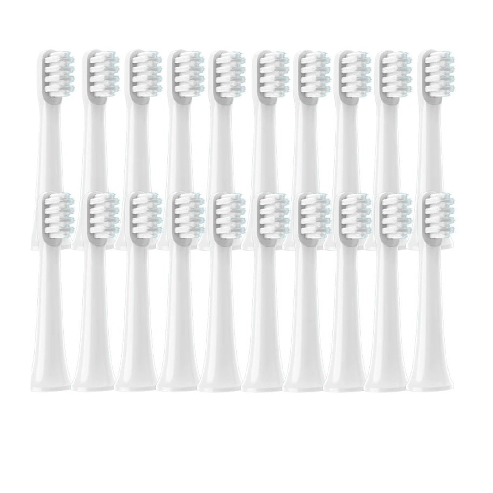 Cabezales 20PCS, compatible con XIAOMI, T100 cerdas suaves | 50PCS 100PCS repuesto de cabezal de cepillo dental sonico para adultos, plastico, 3ARLA03(50White)