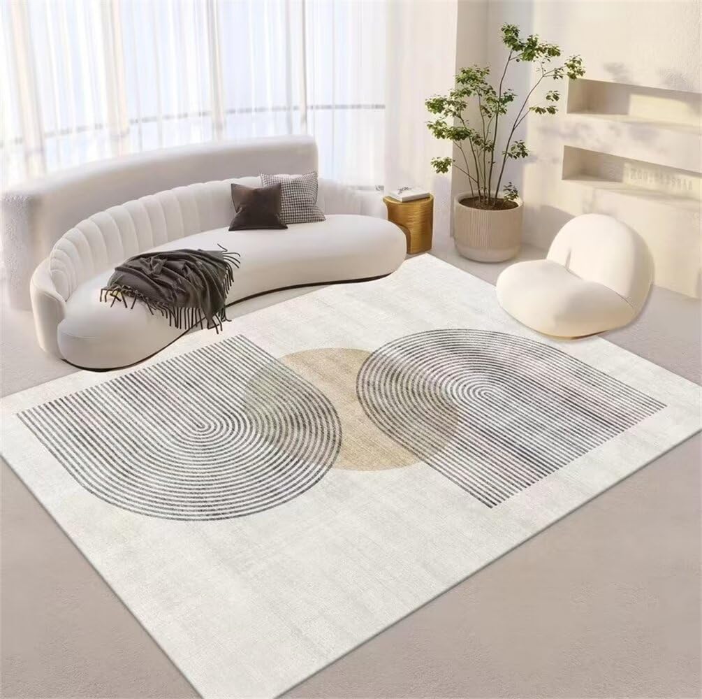 Tapis pour enfant 120x120cm gris et moderne idéal pour le sol du salon