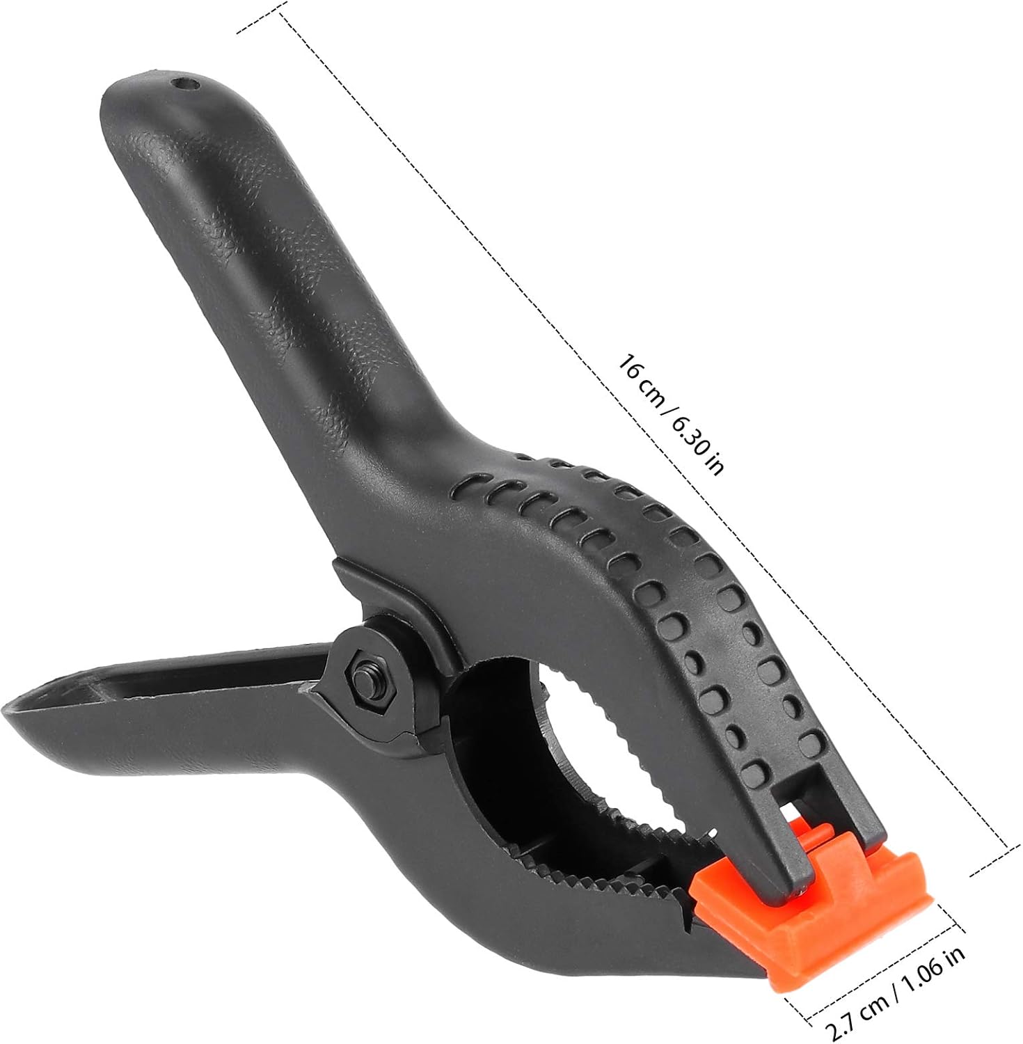 20 Pack 6 Inches Plastic Spring Clamp, Heavy Duty Muslin Spring Clamps, Large Spring Clamps for Woodworking, Background Muslin, Backdrop, Photo Studio, Canvas, Photo