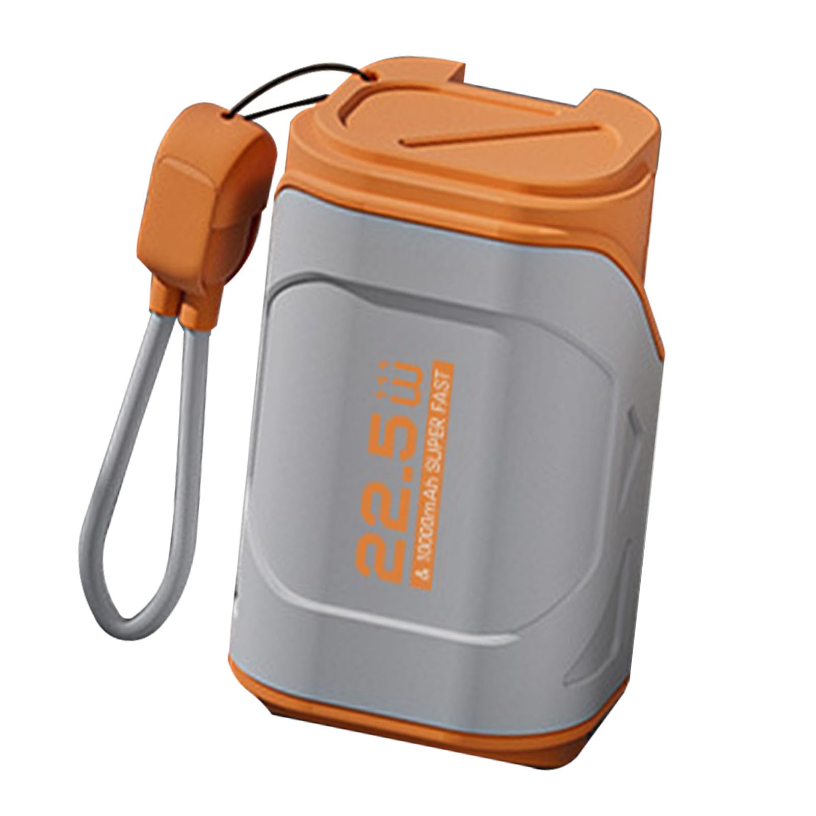 SIXRUN Caricatore Portatile USB C con Presa a Muro 10000 MAh Caricatore Portatile a Ricarica Rapida, Ideale per Viaggiatori e Utenti in Movimento, Soluzione di Ricarica Sicura e Affidabile (GRAY)