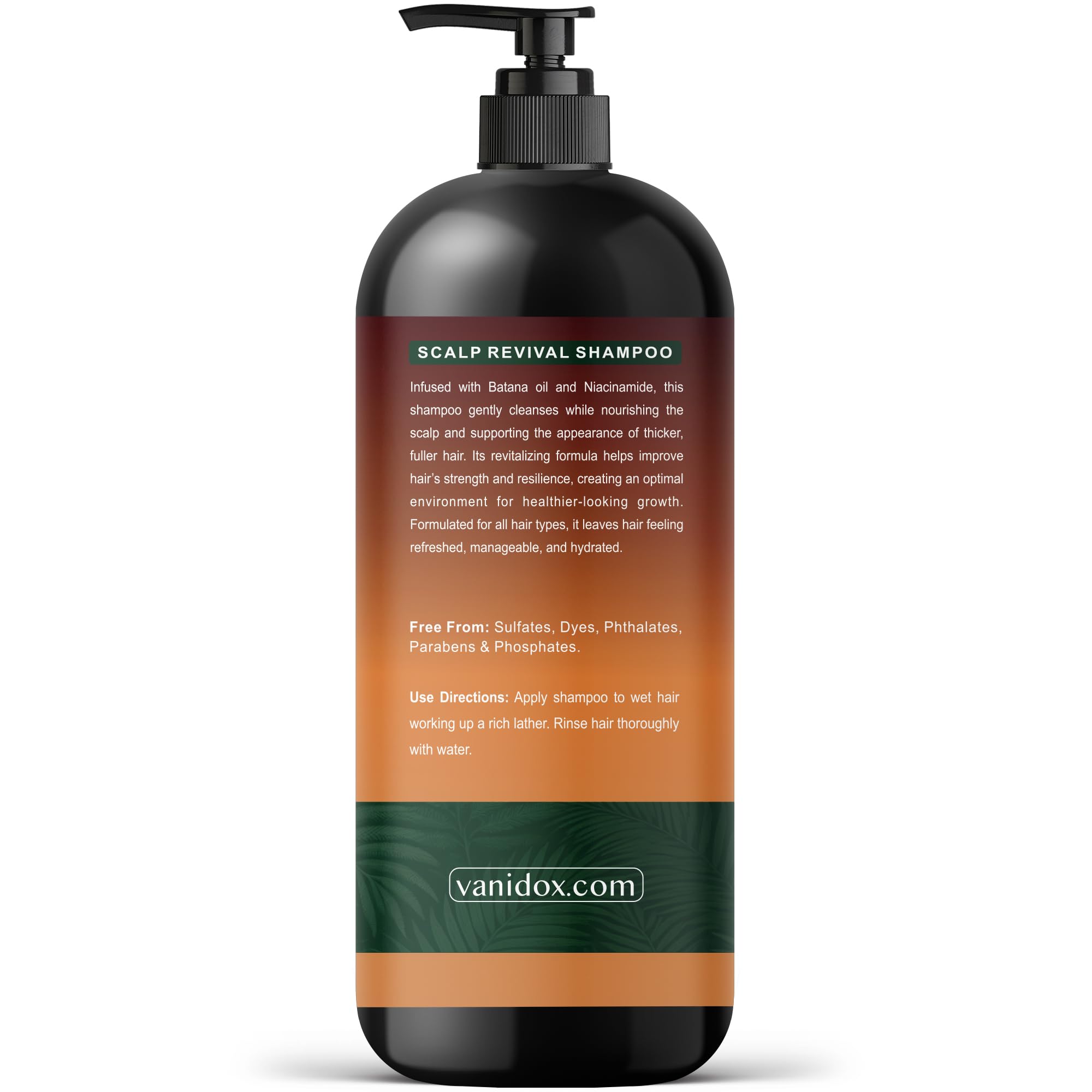 VANIDOX Batana Oil Shampoo & Conditioner Set with Biotin and Niacinamide