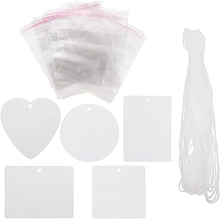 Anneome 1 Conjunto DIY Perfume Tablet Feltro Ambientador Em Branco Foto Ambientador Para Carro Sublimação De Ar DIY Ambientador Veículo Purificadores De Ar Portátil Sublimação Em Branco