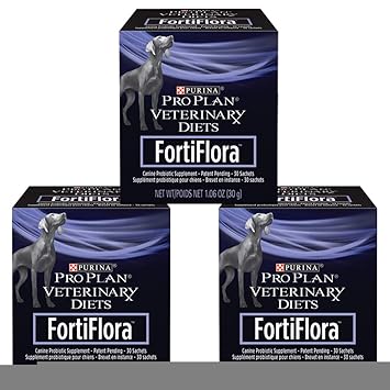 Purina 3-Pack Fortiflora Canine Nutritional Supplement for Pets