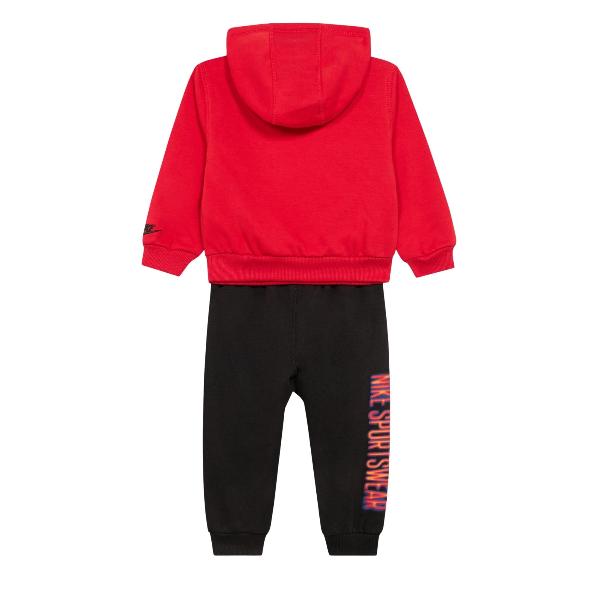 NIKE Chándal de niño con capucha Embroidery Feature rojo