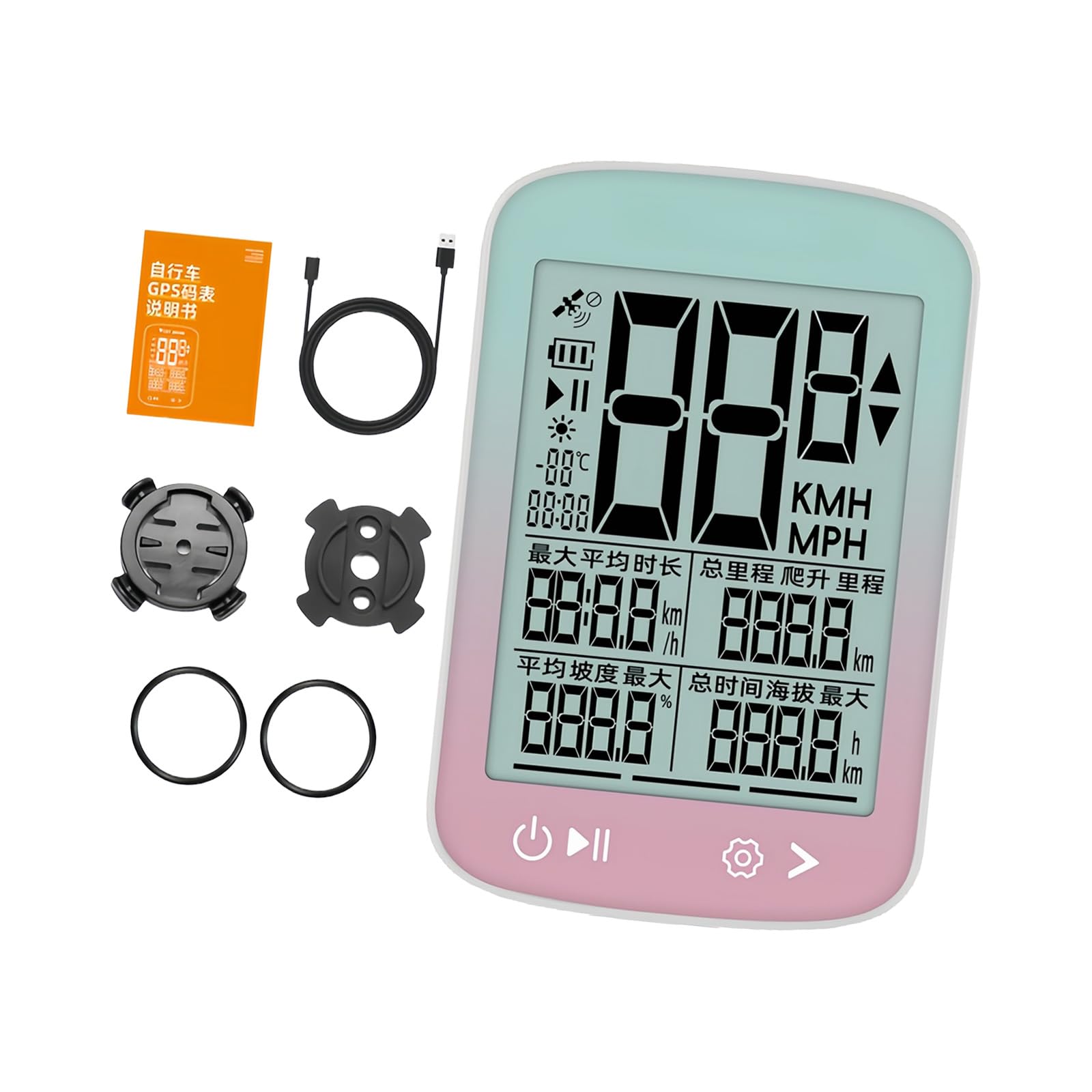 QIAOLIDA Road Bike Computer Wireless Cycling Speedometer Bicycles Stopwatch Waterproof Road Bike Odometers Cycling Accessories